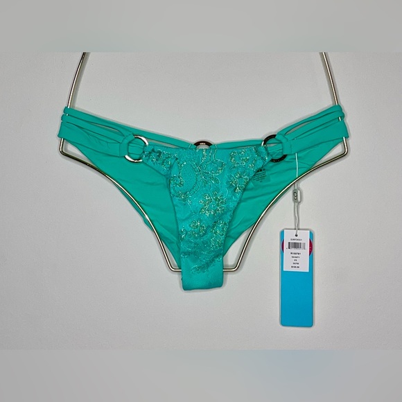 Beach Bunny Swimwear - GunPowder Bikini Bottom - New with Tag🏷️ - XSMALL - Sefm - Picture 7 of 16